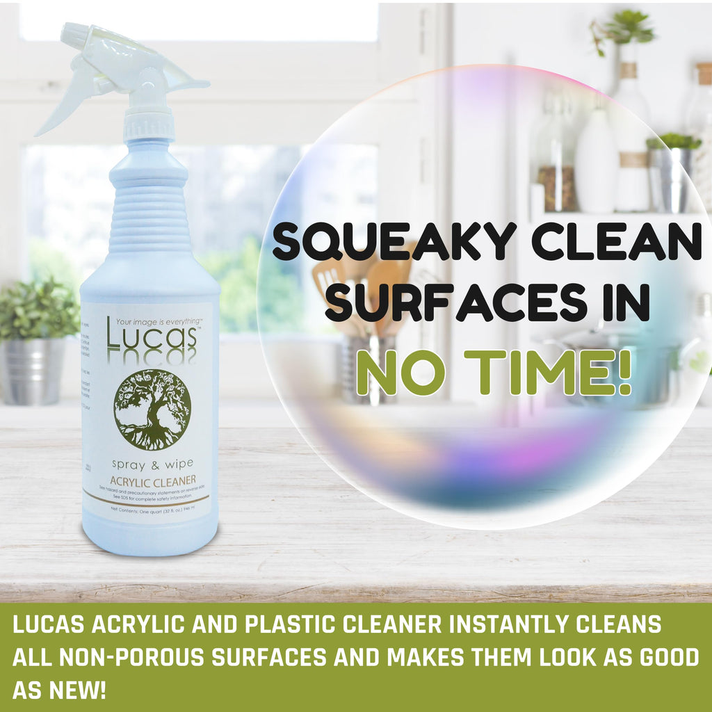 LUCASOL Acrylic and Plastic Cleaner, 32 Ounce