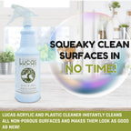 LUCASOL Acrylic and Plastic Cleaner, 32 Ounce