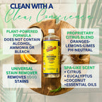 Whip-It Stain Remover and Concentrate Kit, 2-32oz Concentrates & 1-32 OZ Pro Spray Stain Remover, Makes 64 Bottles, Removes Coffee, Wine, Baby Stains, Pet Stains, Plant Based, Enzyme Cleaner, 500 Uses