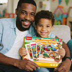 SYNARRY Large Wooden Construction Vehicle Puzzles for Kids Ages 4-6
