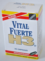 H3 Vitamins And Minerals Dietary Supplement 30 Capsules Antioxidant Y