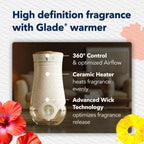 Glade PlugIns Refills Air Freshener Starter Kit, Scented and Essential Oils for Home and Bathroom, Hawaiian Breeze, 4.02 Fl Oz, 2 Warmers + 6 Refills