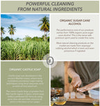 OIAIO Non-Toxic Wood Cleaner - Natural Organic Ingredients that Truly Perform - 24oz - Light Coconut & Palo Santo Scent