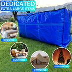66 Gallon Extra Large Storage Bags, Huge Moving Bags Heavy Duty with Zipper