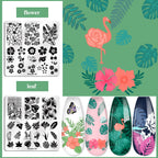 Biutee Nail Stamping Plates Set 15PCS Nail Stamping Kit with Nail Stamper