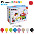 Picasso Cubes 0.5” Pixel Magnetic Puzzle Cube 200 Piece Mix & Match Sensory Toys STEAM Education Learning Building Block Magnets Children Construction Toy Set Stacking Magnet Creative Kit PMC200