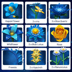 EWED Starry Flowers Building Set for Adults Compatible with Lego Botanicals