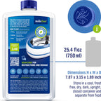 WoldoClean Ultrasonic Cleaner Solution Concentrate - 25.4 Fl Oz Makes 8 Gallons for Eyeglass, Sunglasses, Retainer, Denture, Aligner, Razor and Gun Parts