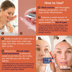 TEREZ & HONOR Anti-Aging Rapid Reduction Under-Eye Cream, Visibly and Instantly Reduces Wrinkles, Dark Circles and Eye Bags in 120 Seconds, Hydrates & Lifts Skin Rapid