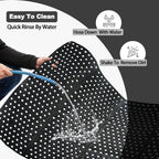 tonchean Rubber Floor Mat with Drainage Holes 83x36x0.4in Anti-Fatigue Mat
