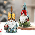Butterfly Gnome Garden Statue Cute Resin Outdoor Gnome Nomes Gift for Women