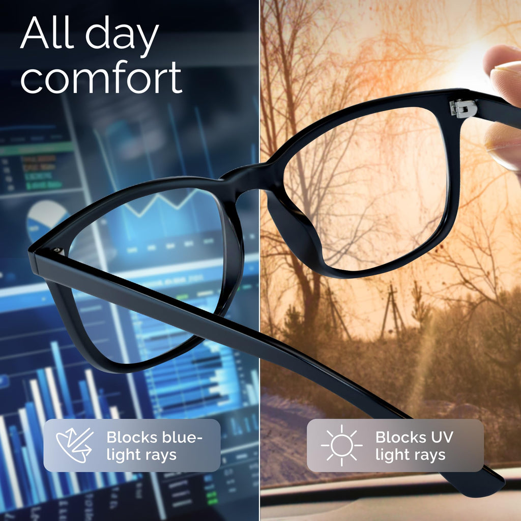 livho High Tech Blue Light Glasses - Advanced up to 99% Blue Light Blocking Computer Glasses - Screen Fatigue & UV Protection