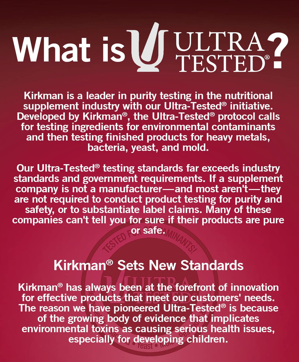 Kirkman Alpha-Ketoglutaric Acid 300 mg - Hypoallergenic | 100 Vegetarian Capsules