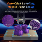 FLASHFORGE 3D Printer AD5M, 1-Click Full-Auto Calibration 600mm/s Fast Printing, CoreXY High-Speed Precision with Every Layer, 3S Quick-Swap Nozzle, Customizable Enclosure, Build Volume 220*220*220mm