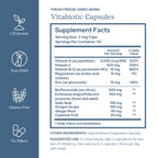 Eclectic Herb - Organic Vitabiotic Capsules | Immune Support Supplement | Natural Herbal Multivitamin Supplements | US-Grown, Non-GMO, Vegan, Whole Herb (150 CT | 750 mg)