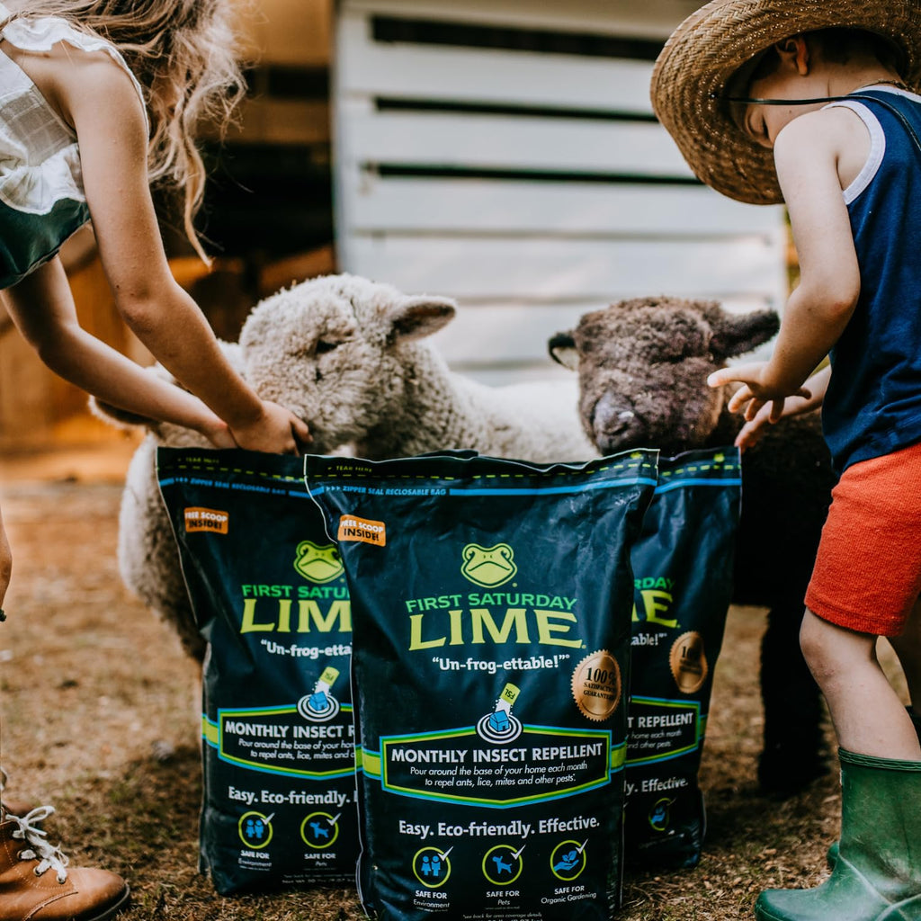 First Saturday Lime Insect Deterrent 5LB | Natural Repellent for Outdoors