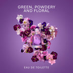 Halloween Eau De Toilette for Women, Green, Powdery & Floral Fragrance