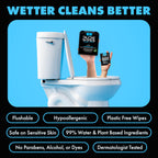DUDE Wipes Double Deuce Unscented Travel Wipes - 2 Wipes per Pack (40 packs, 80 Count) - On-The-Go Adult Flushable Wipes for Sensitive Skin - Infused with Vitamin E and Aloe - Septic and Sewer Safe