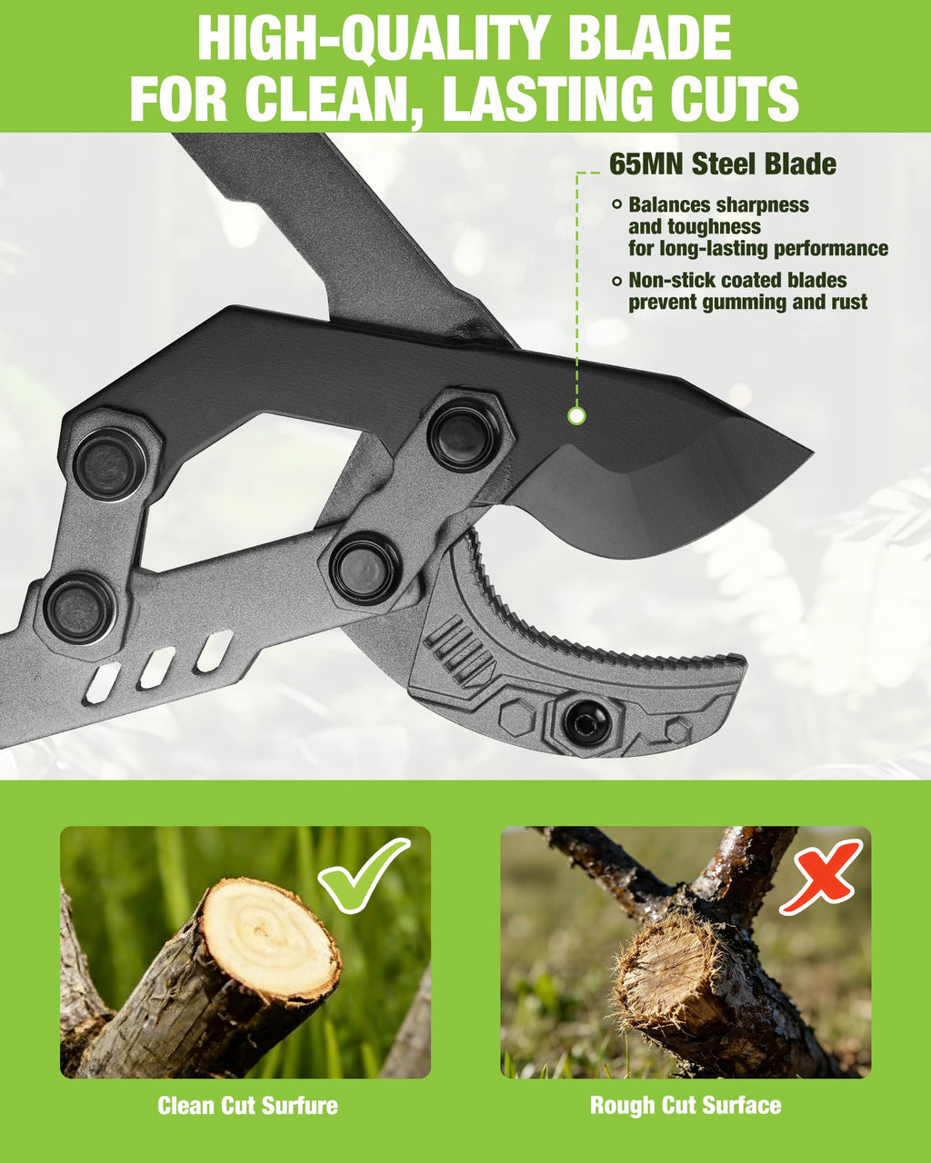 WORKPRO Extendable Anvil Lopper, 26"-33" Branch Cutter with Compound Action