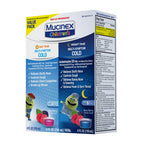 Mucinex Cold & Cough, Children's Multi-Symptom Day/Night Liquid, Very Berry, 8oz (2x4oz) Relieves Nasal & Chest Congestion, Thins & Loosens Mucus, Controls Cough, Reduces Fever, Soothes Sore Throat