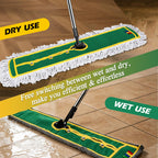 42" Commercial Dust Mop for Floor Cleaning, Heavy Duty Industrial Mop