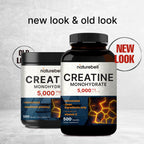 NatureBell Creatine Monohydrate Capsules 5,000mg Per Serving, 500 Count | Micronized, Unflavored Creatine Pills | Pre-Workout & Muscle Strength Support | Easy to Swallow, Filler-Free | 71 Servings