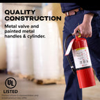 Kidde Commercial-Grade Fire Extinguisher for Office, Parking Garages, Rechargeable, 3A40BC