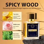 Ycz Carnival Perfume Men Eau de Parfum Spray - Spicy Wood Lasting Vanilla Fragrance-Ideal Long-Lasting Men Perfumes, Carnival Cologne For Special Occasions Daily Elegance, 2.6oz(75ml)