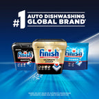 Finish Quantum Dishwasher Pods, No Pre-Rinse Dishwasher Detergent Soap Removes 24HR Dried-On Stain and Grease, Leaving a Virtually Spotless Shine, 100 Count