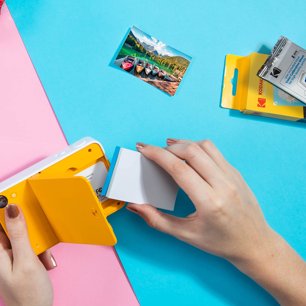 KODAK 2x3 Premium Sticky-Backed ZINK Photo Paper (50 Sheets) - Compatible With Kodak Step, Step Slim, Printomatic, Printomatic+, Smile+, Step Touch