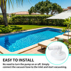 GZJoSum SP11041 Pool Skimmer Vacuum Plate for Hayward Swimming Pool Skimmer SP1090, SP1091, SP1092 Above Ground Pool Skimmer Vacuum Plate with Skim Vac 1 1/4” and 1 1/2” Combo Hose Elbow Adapter