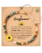 Tarsus Sunflower Gifts for Women, Sunflower Bracelets Jewelry Teen Gifts