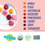YumEarth Organic Pops Variety Pack, 250 Fruit Flavored Favorites Lollipops, Allergy Friendly, Gluten Free, Non-GMO, Vegan, No Artificial Dyes