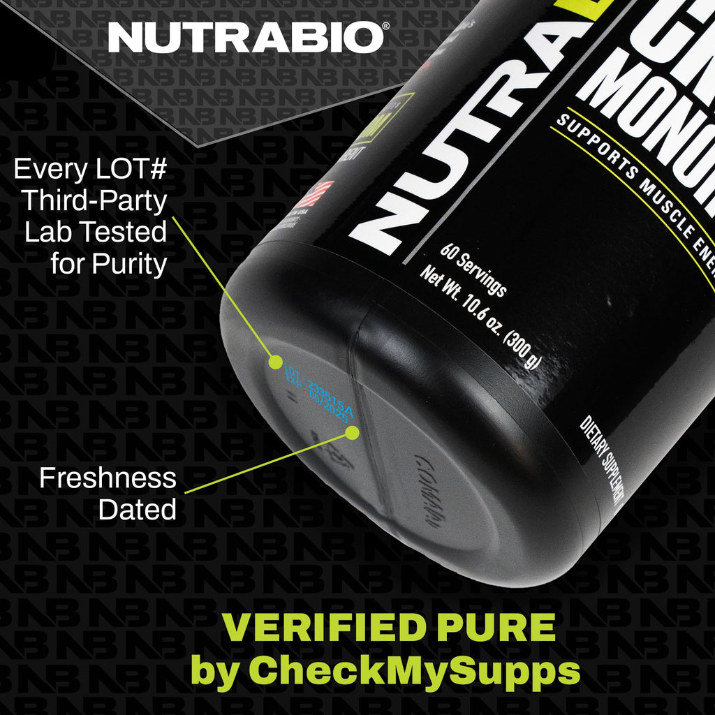 NutraBio HMB Supplement, Amino Acid, 1000mg, 120 Capsules