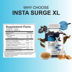 BLUE VIBE Insta Surge XL Gummies, InstaSurgeXL Advanced Overall Health Formula Supplement, InstaSurge XL Maximum Support (1 Pack - 30 Gummies)