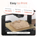 Creality Matte PLA Plus Filament 1.75mm, Low Warping, Minimal Layer Lines, Dimensional Accuracy +/- 0.02mm, 1kg (2.2lb) 3D Printer PLA+ Filament, Matte Red