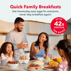 Dash Rapid Egg Cooker, 7 Eggs, Hard Boiled, Poached & Omelettes, Cream