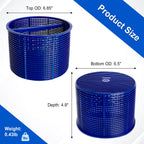Porscan SPX1082CA Skimmer Basket Replacement for Hay-Ward Swimming Pool Skimmer, Filter Basket Assembly with Handle Compatible with Aladdin B-152 Hay-Ward SPX1082CA SP1082C Select Automatic Skimmers