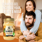 Maravida Wellness Sea Moss Gel – Pineapple, Lime, Honey, Ginger & Turmeric – 100% Natural Raw Organic Irish Moss – 16oz Jar – Premium Superfood for Everyday Wellness