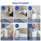 Alcedo Alternating Air Pressure Mattress Pad for Bed Sore and Ulcer Prevention, Hospital & Home Use Medical Mattress Topper for Bedridden Patient, Adjustable Ultra Quiet Pump and Waterproof Cushion