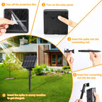 4-Pack Solar Fairy Lights Outdoor, Extra-long 288FT 800LED String Lights