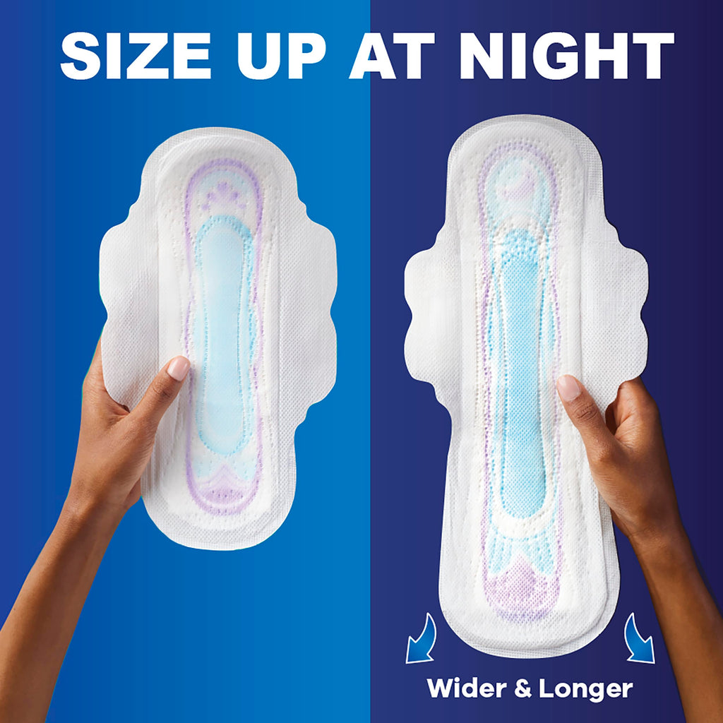 Always Ultra Thin Daytime Pads with Wings, Size 2, Long Super, Unscented, 114 Count