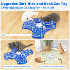 Qraxond Interactive Cat Toys for Indoor Cats,Automatic Kitten Tunnel Toy