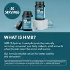 HMB Capsules 2000mg Per Serving, HMB Supplements for Men and Women