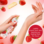 Bodycology Long-Lasting Fragrance Body Mist, Strawberry Cheesecake, 8 fl oz