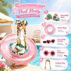 Porch Goose Bikini Outfit with Pool Ring, Sunglasses for Summer Yard Decor