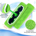 Yicotira Reusable Microfiber Mop Pads for Swiffer XL - 4 Pack XL Dry Sweeping Cloths & Wet Pads Refills - X-Large Heavy Duty Mopping Cloths for Floor Mopping and Sweeping (Mop is Not Included)