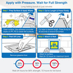 Double-Sided Removable Tape – 1" x 16.5 FT Heavy Duty PE Foam Mounting Tape with Adhesion Promoters – Wall-Safe Waterproof Damage-Free for Posters, Picture Hanging & Painted Walls