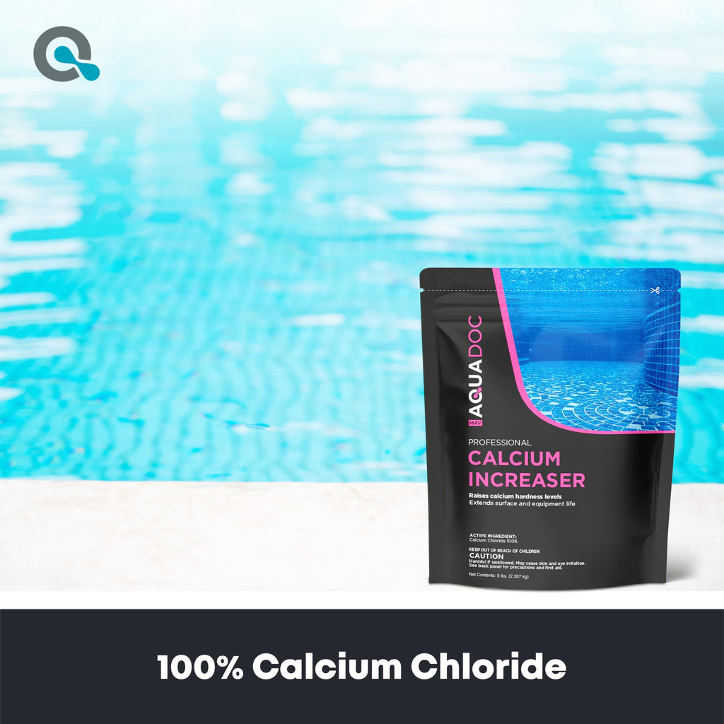 MAV AquaDoc Pool Calcium Hardness Increaser - 5lb - Fast-Dissolving Calcium Chloride for Swimming Pools - Made in the USA
