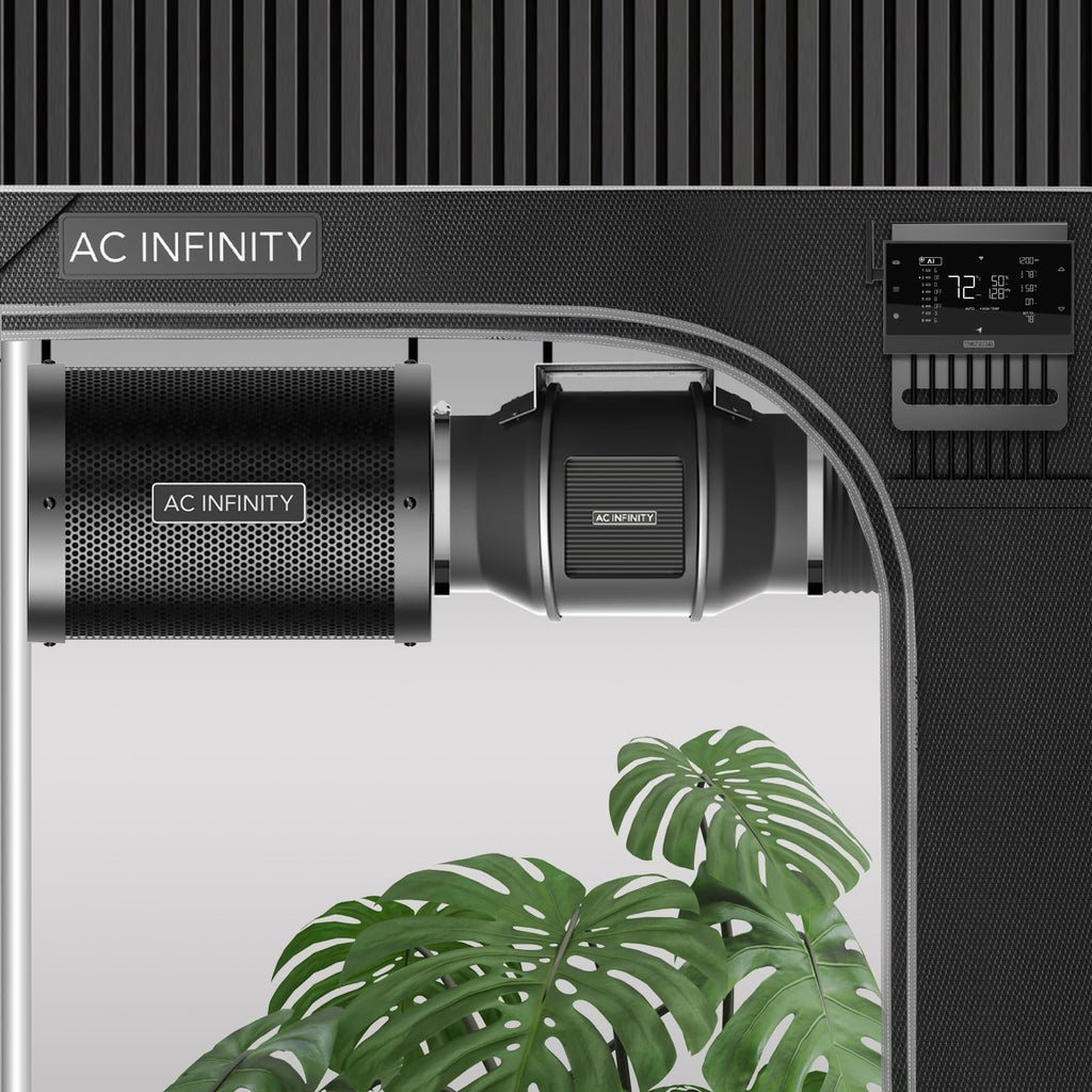 AC Infinity Air Filtration PRO Kit 4”, AI Controller with WiFi App Control